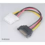 Akasa SATA auf 4‑Pol Molex Adapter AK‑CBPW03‑KT02 15 cm Kabel, 2er‑Pack