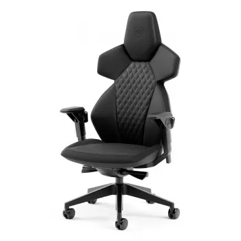 PC-Gaming-Stuhl noblechairs DAWN — gepolsterte Sitzfläche, max. Belastung 110 kg, Sitzbreite 53 cm, schwarz