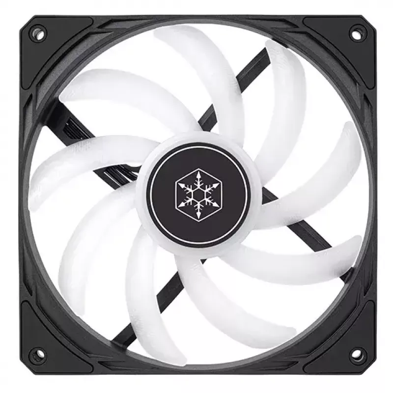 Lüfter Silverstone SST-AS140B-ARGB 14 cm 1700 RPM 33 dB Schwarz