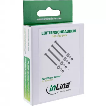 InLine Lüfterschrauben-Set InLine 33371A