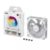 ASUS TUF GAMING TR120 ARGB REVERSE 120 mm 2000 RPM Weiß, Hydrauliklager, 76.3 CFM