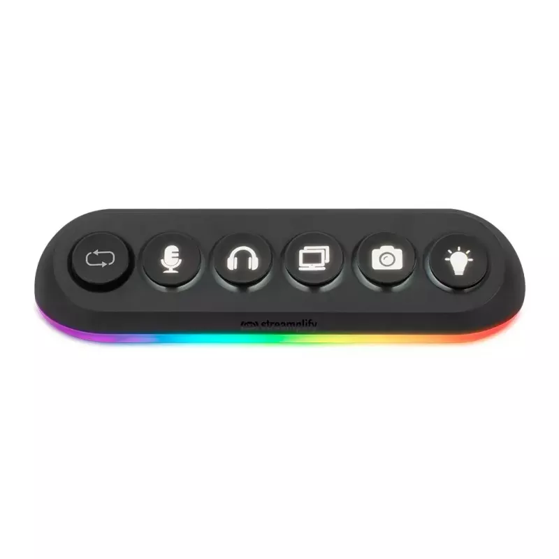 Streamplify HUB DECK 5 Schwarz USB 2.0 USB 3.0 24W 1.8m