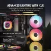 Corsair iCUE LINK LX140-R RGB Lüfter 14 cm Schwarz 2000 U/min 3,55 mmH2O