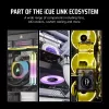 Corsair iCUE LINK LX140-R RGB Lüfter 14 cm Schwarz 2000 U/min 3,55 mmH2O