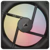 Corsair iCUE LINK LX140-R RGB Lüfter 14 cm Schwarz 2000 U/min 3,55 mmH2O