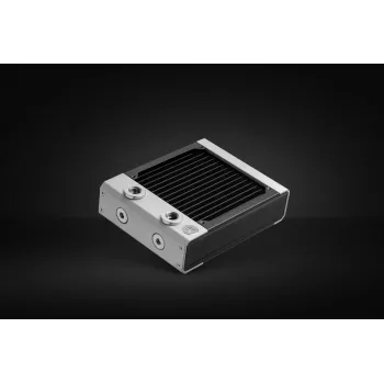 Radiator EK Water Blocks Messing Kupfer Edelstahl Schwarz 130 mm
