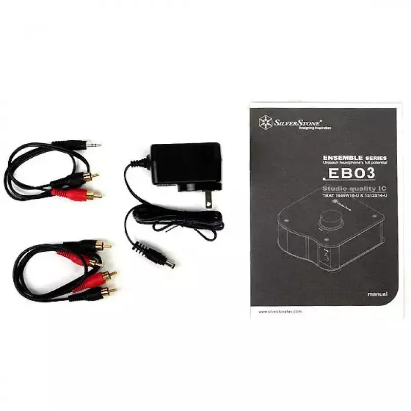 Kopfhörerverstärker Silverstone SST-EB03S 16-600Ω 6,3 mm