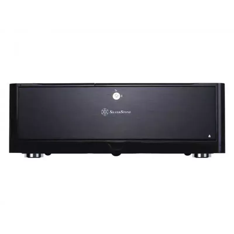 PC-Gehäuse Silverstone GD06B Desktop Schwarz
