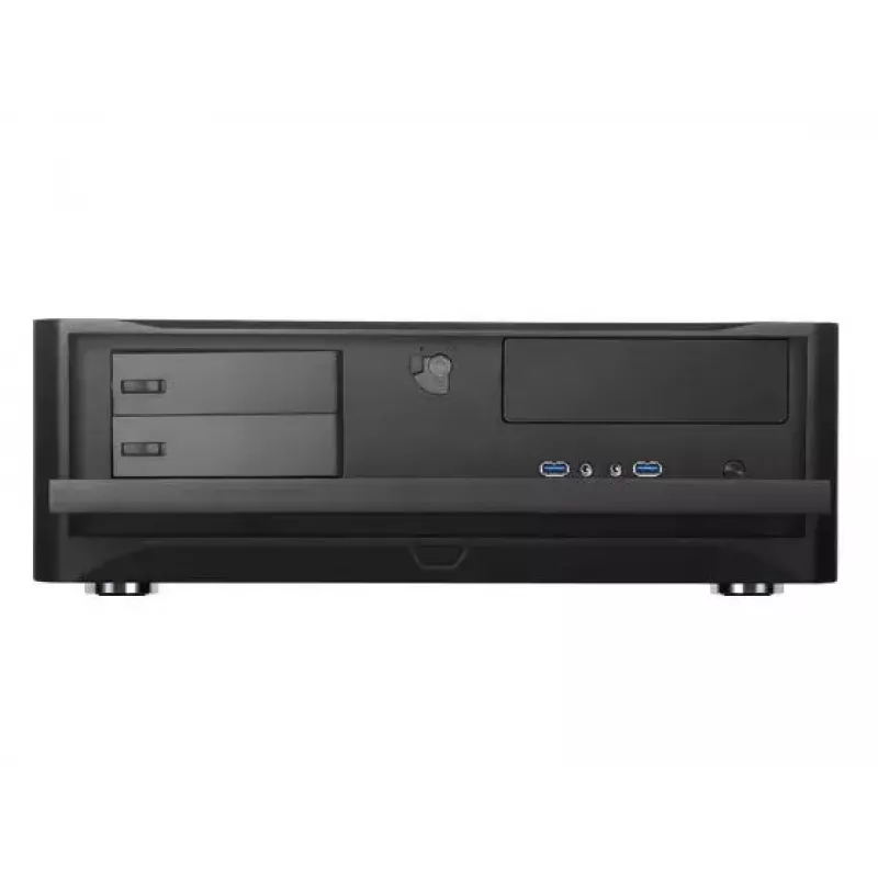 PC-Gehäuse Silverstone GD06B Desktop Schwarz