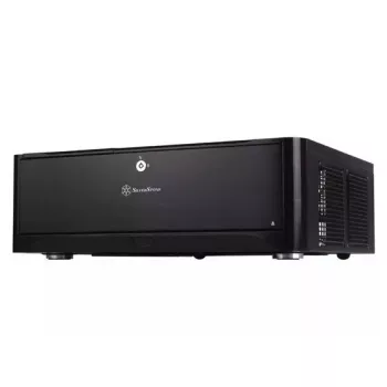 PC-Gehäuse Silverstone GD06B Desktop Schwarz