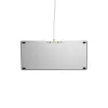 Mechanische Gaming-Tastatur GLORIOUS GMMK 3 PRO HE 75% Prebuilt Kabelgebunden USB QWERTY Silber