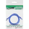 InLine Patchkabel S/FTP PiMF Cat.6A halogenfrei 500 MHz blau 3 m