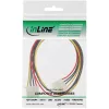InLine Netzteil-Verlängerungskabel 4pin Molex Stecker / Buchse 29650D 1m
