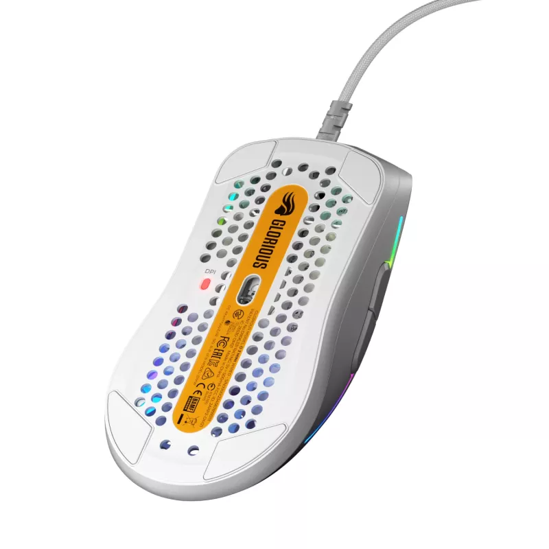 Glorious Gaming Glorious Model O 2 Mini - Mattweiß, Rechtshänder, Optisch, USB Typ-A, 26000 DPI, Weiß
