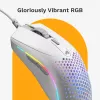 Glorious Gaming Glorious Model O 2 Mini - Mattweiß, Rechtshänder, Optisch, USB Typ-A, 26000 DPI, Weiß