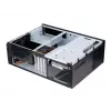 PC-Gehäuse SILVERSTONE Grandia GD05 HTPC Schwarz – Mini‑ITX/DTX/Micro‑ATX, 2×3,5 Zoll + 2×2,5 Zoll, 1×5,25 Zoll, 3×120 mm Seitenlüfter, USB 3.0