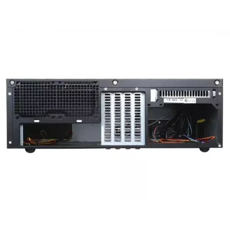 PC-Gehäuse SILVERSTONE Grandia GD05 HTPC Schwarz – Mini‑ITX/DTX/Micro‑ATX, 2×3,5 Zoll + 2×2,5 Zoll, 1×5,25 Zoll, 3×120 mm Seitenlüfter, USB 3.0