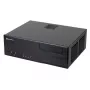 PC-Gehäuse SILVERSTONE Grandia GD05 HTPC Schwarz – Mini‑ITX/DTX/Micro‑ATX, 2×3,5 Zoll + 2×2,5 Zoll, 1×5,25 Zoll, 3×120 mm Seitenlüfter, USB 3.0