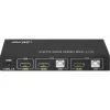 InLine 2x1 HDMI KVM Switch, 2x1, HDMI 4K2K, USB 2.0-Hub, mit Audio