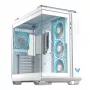 PC-Gehäuse ASUS TUF GAMING GT502 Horizon TG ARGB Weiß — Midi Tower, ATX, gehärtetes Glas, 4×3,5-Zoll-Einschübe, max. GPU 400 mm