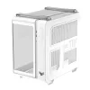 PC-Gehäuse ASUS TUF GAMING GT502 Horizon TG ARGB Weiß — Midi Tower, ATX, gehärtetes Glas, 4×3,5-Zoll-Einschübe, max. GPU 400 mm