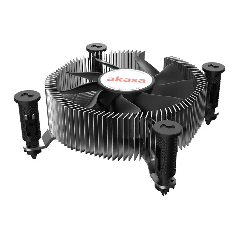 Hybridkühler Akasa Intel LGA1700 Aluminium Schwarz 3,76 mmH2O Kugellager