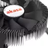 Hybridkühler Akasa Intel LGA1700 Aluminium Schwarz 3,76 mmH2O Kugellager