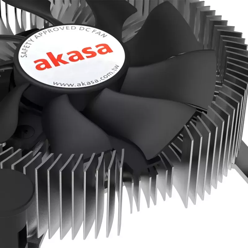 Hybridkühler Akasa Intel LGA1700 Aluminium Schwarz 3,76 mmH2O Kugellager