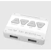 Luftkühler ASUS TUF GAMING TF120 ARGB WHITE EDITION — 3×120 mm Lüfter, 1900 U/min, 29 dB, Fernbedienung