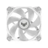 Luftkühler ASUS TUF GAMING TF120 ARGB WHITE EDITION — 3×120 mm Lüfter, 1900 U/min, 29 dB, Fernbedienung