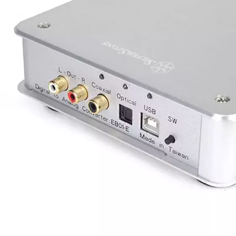 Audio Interface Silverstone EB01-E Silber