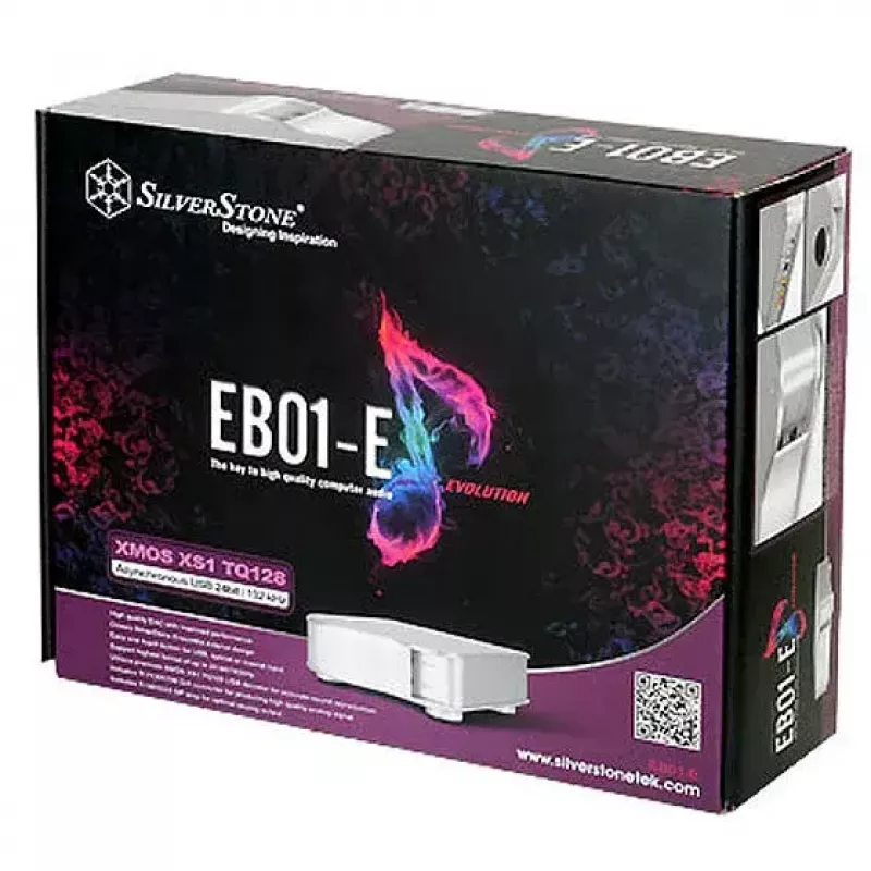 Audio Interface Silverstone EB01-E Silber
