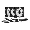 Aerocool Saturn 12F Pro ARGB Gehäuselüfter, 3er-Pack inkl. Controller, 120 mm