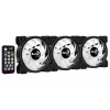 Aerocool Saturn 12F Pro ARGB Gehäuselüfter, 3er-Pack inkl. Controller, 120 mm