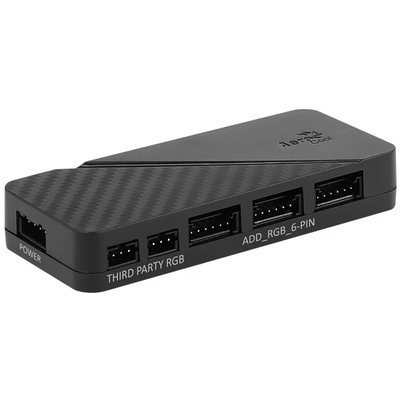 Aerocool Saturn 12F Pro ARGB Gehäuselüfter, 3er-Pack inkl. Controller, 120 mm
