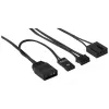 Aerocool Saturn 12F Pro ARGB Gehäuselüfter, 3er-Pack inkl. Controller, 120 mm