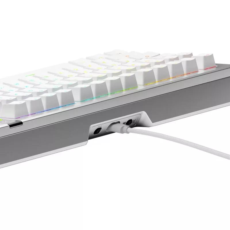 Mechanische Gaming-Tastatur GLORIOUS GMMK 3 PRO 75% Kabelgebunden USB QWERTY RGB Silber (US)