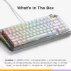 Mechanische Gaming-Tastatur GLORIOUS GMMK 3 PRO 75% Kabelgebunden USB QWERTY RGB Silber (US)