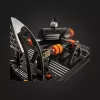 Pedale Asetek 40-010-0000001 Gaming-Controller USB Rot-Grün Hintergrundbeleuchtung