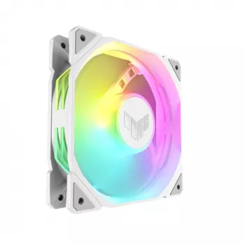 ASUS TUF GAMING TR120 ARGB 1er-Pack Weiß Computergehäuse Luftkühler 12 cm