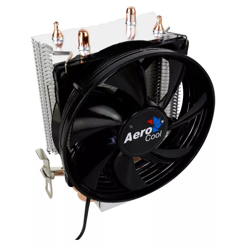 AEROCOOL VERKHO2 CPU-Kühler mit 90-mm-Lüfter, hydraulischem Lager, 800–2000 RPM, 110 W TDP, Multi-Sockel-Unterstützung (geöffnete Verpackung)