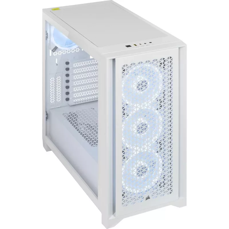 CORSAIR Midi Tower Gehäuse - Icue 4000d RGB Weiß