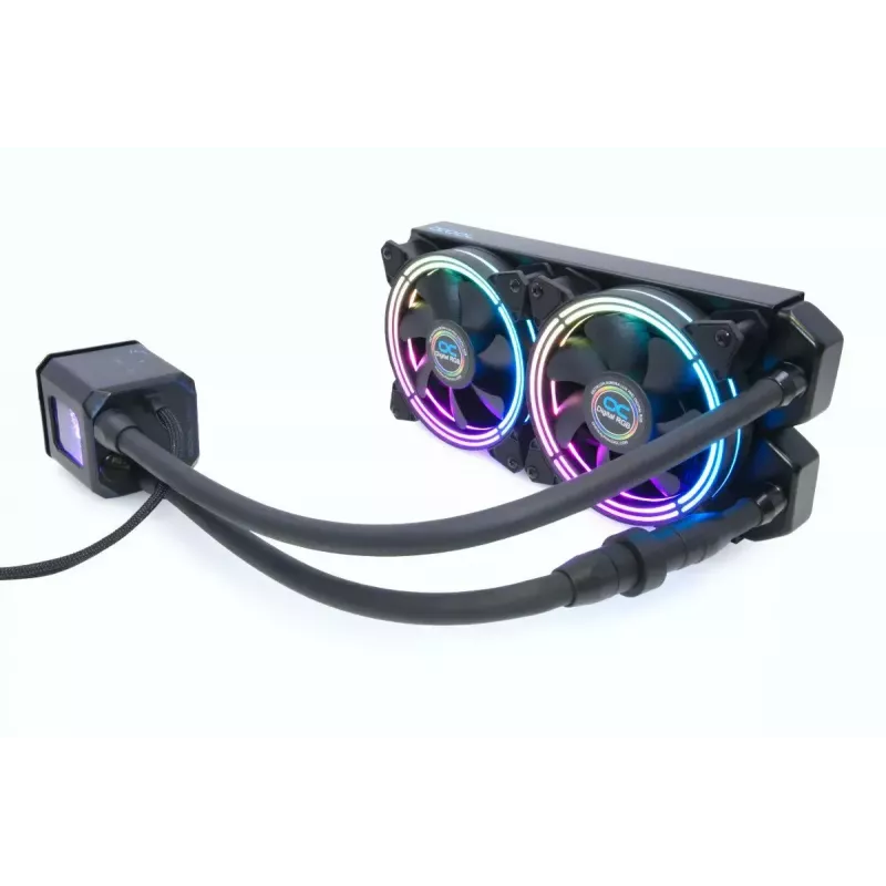 Flüssigkühler Alphacool Eisbaer Aurora 240 CPU Prozessor Schwarz