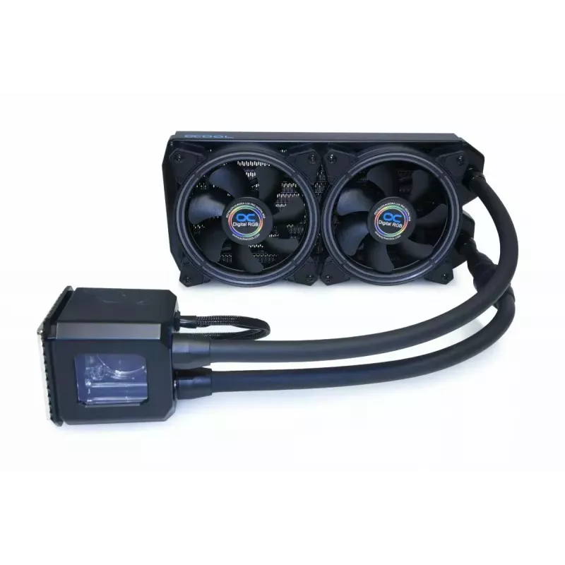 Flüssigkühler Alphacool Eisbaer Aurora 240 CPU Prozessor Schwarz