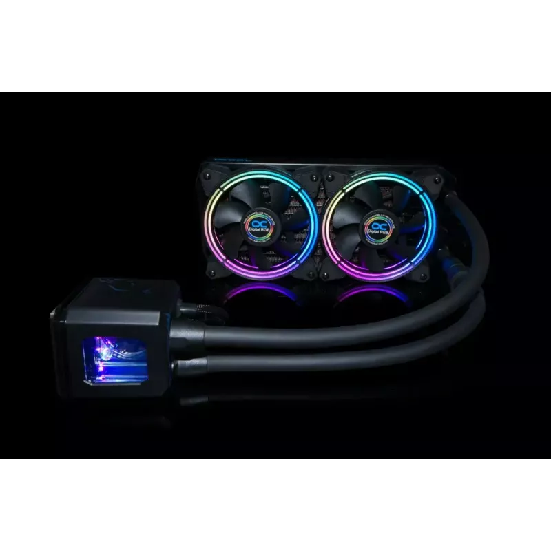 Flüssigkühler Alphacool Eisbaer Aurora 240 CPU Prozessor Schwarz