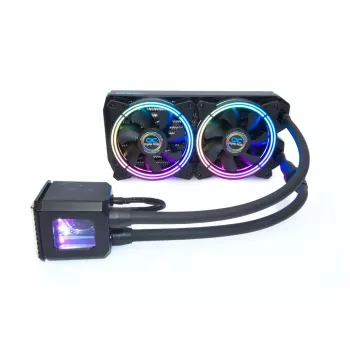 Flüssigkühler Alphacool Eisbaer Aurora 240 CPU Prozessor Schwarz