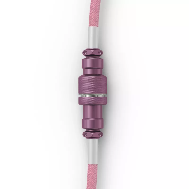 Spiralkabel USB GLORIOUS GMMK Pixel Pink 1,5m – abnehmbares Spiralkabel für Tastaturen