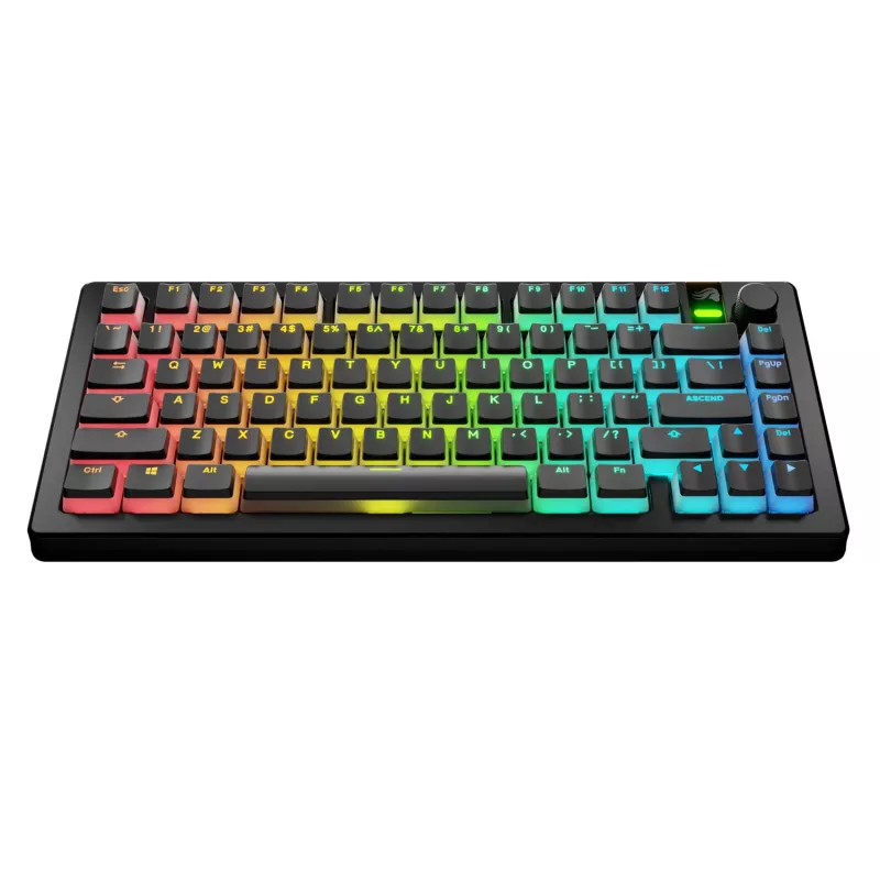GLORIOUS GPBT Aura V3 Schwarz US RGB-Tastenkappenset