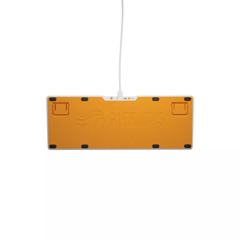 Mechanische Gaming-Tastatur GLORIOUS GMMK 3 65% Weiß — Kabelgebunden USB, RGB, QWERTY (US)