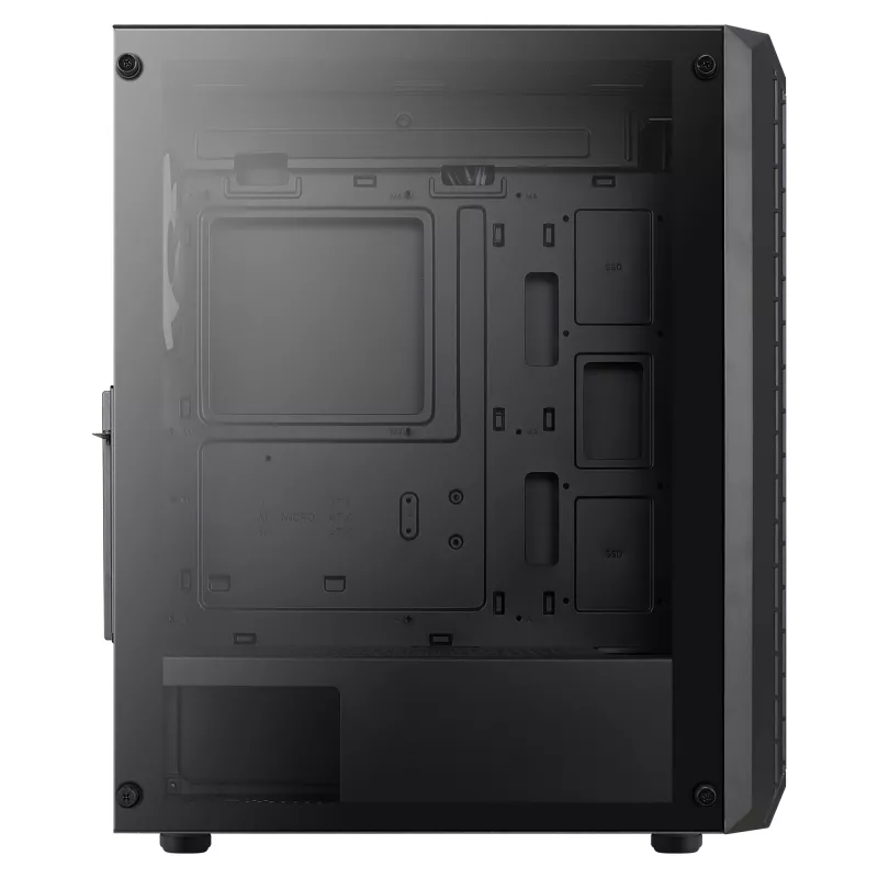 Aerocool BEAMBKV2 Gaming ATX-Gehäuse 4 Lüfter 12cm FRGB Schwarz